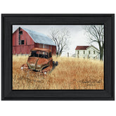 Granddads Old Truck 2 Black Framed Print Wall Art